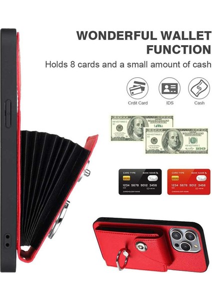 IPhone 15 Pro Max Yüksek Kaliteli Kickstand Fonksiyonu Için Uyumlu Kılıf (Yurt Dışından)