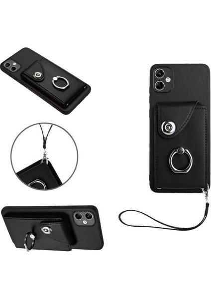 Galaxy A05 Kickstand Fonksiyonu Yüksek Kalite Için Uyumlu Kılıf (Yurt Dışından)