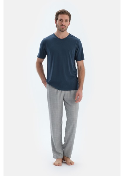 Gri Ekose Dokuma Pantolon fırsatları