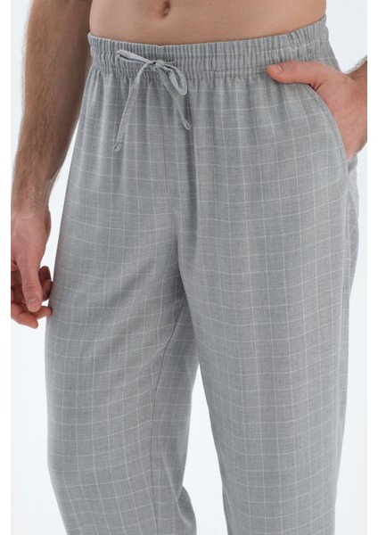 Gri Ekose Dokuma Pantolon indirimleri