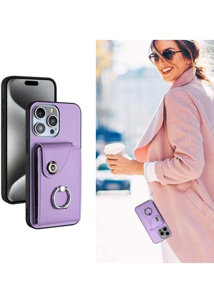IPhone 15 Pro Max Yüksek Kaliteli Kickstand Fonksiyonu Için Uyumlu Kılıf (Yurt Dışından)