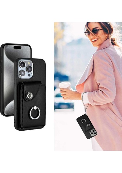 IPhone 15 Pro Max Yüksek Kaliteli Kickstand Fonksiyonu Için Uyumlu Kılıf (Yurt Dışından)