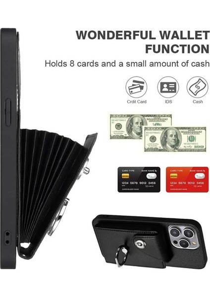 IPhone 15 Pro Max Yüksek Kaliteli Kickstand Fonksiyonu Için Uyumlu Kılıf (Yurt Dışından)