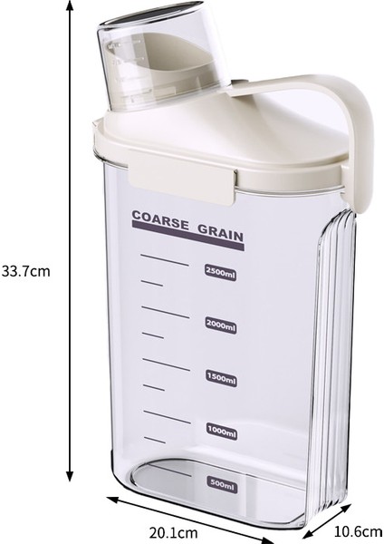 Gıda Sınıfı Mutfak Saklama Kavanozu Tahıl Saklama Kutusu Ölçekli Pet Kedi Köpek Maması Şeffaf Plastik Saklama Kavanozu (Yurt Dışından)