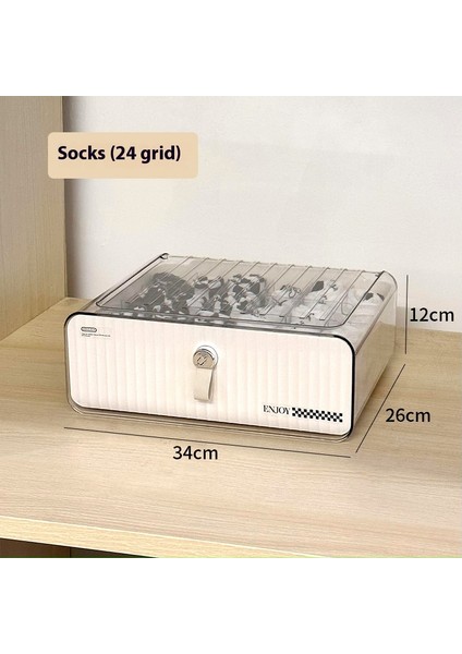 Saklama Kutusu Ev Öğrenci Yurdu Gardırop Çekmecesi Iç Çamaşırı Sütyen Çorap Düzenleme Kutusu (Yurt Dışından)