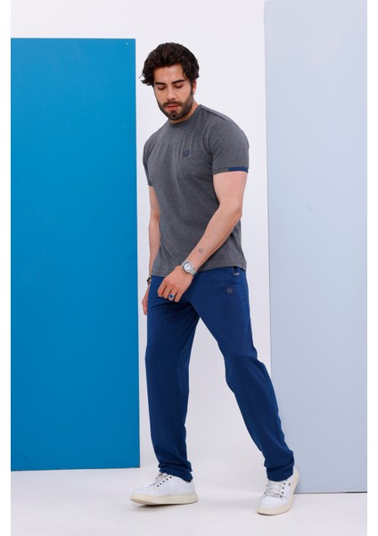 Erkek Battal Beden Antrasit Bisiklet Yaka T-Shirt Alt-Üst Takımı - 130 fiyatları
