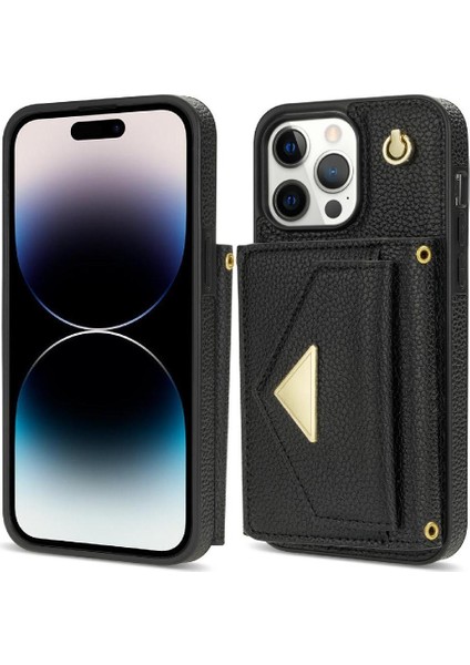 IPhone 13 Pro Max Akordeon Kart Durumda Koruyucu Kapak Pu ile Uyumlu (Yurt Dışından)