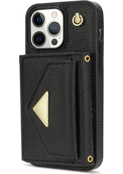 IPhone 13 Pro Max Akordeon Kart Durumda Koruyucu Kapak Pu ile Uyumlu (Yurt Dışından)