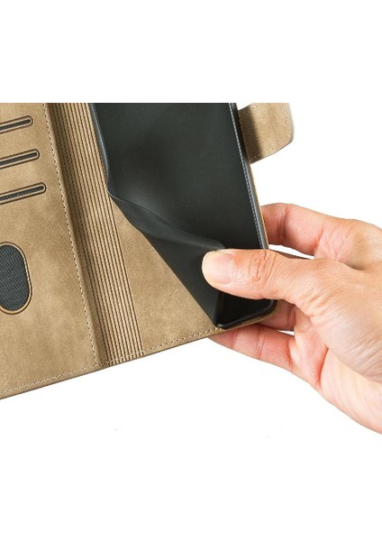 Pixel 9A Kart Cebi Kabartmalı Sevimli Kedi Tutucu Kapak Için Flip Case (Yurt Dışından)