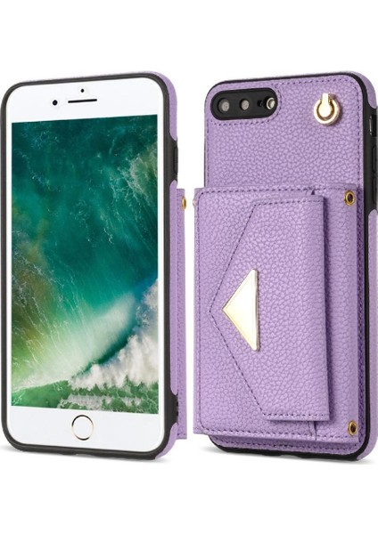 IPhone 8 Artı Akordeon Kart Durumda Kart ile Uyumlu Koruyucu Pu Tutun (Yurt Dışından)