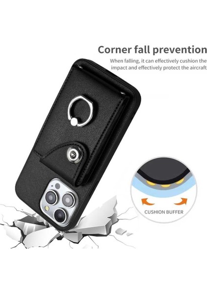 IPhone 13 Pro Max Benzersiz Kickstand Fonksiyonu Için Uyumlu Kılıf Yüksek (Yurt Dışından)