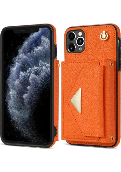 IPhone 11 Pro Akordeon Kart Durumda Pu Deri Koruyucu ile Uyumlu (Yurt Dışından)