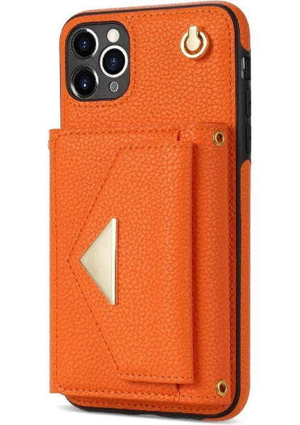 IPhone 11 Pro Akordeon Kart Durumda Pu Deri Koruyucu ile Uyumlu (Yurt Dışından)