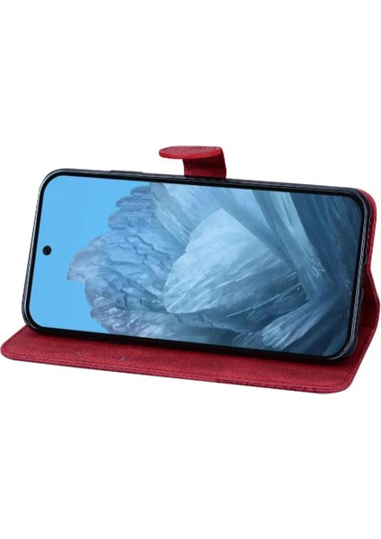 Pixel 9A Kickstand Koruyucu Deri Cüzdan Için Flip Case Büyük (Yurt Dışından)