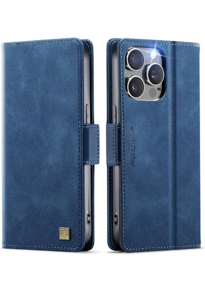 IPhone 13 Pro Max Flip Case Kart Tutucu Ince Clsssic Tarzı ile Uyumlu (Yurt Dışından)