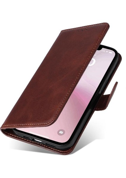 IPhone 16E Kılıf Manyetik Kapatma Kart Yuvaları ile Uyumlu Hassas Flip (Yurt Dışından)