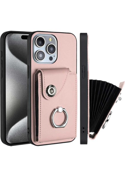 IPhone 15 Pro Yüksek Kaliteli Kickstand Fonksiyonu Için Uyumlu Durumda Doğru (Yurt Dışından)