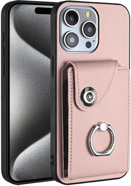 IPhone 15 Pro Yüksek Kaliteli Kickstand Fonksiyonu Için Uyumlu Durumda Doğru (Yurt Dışından)