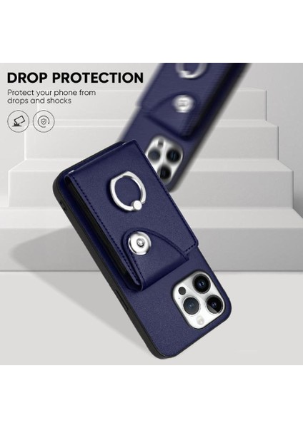IPhone 16 Pro Max Kickstand Fonksiyonu Yüksek Kalite Için Uyumlu Kılıf (Yurt Dışından)