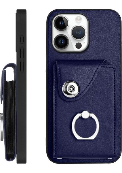IPhone 16 Pro Max Kickstand Fonksiyonu Yüksek Kalite Için Uyumlu Kılıf (Yurt Dışından)