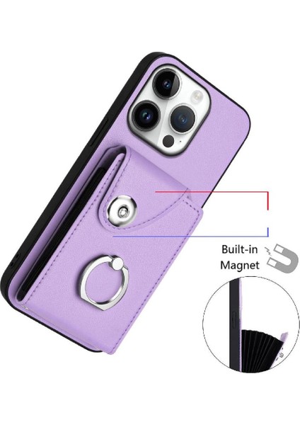 IPhone 16 Pro Benzersiz Kickstand Fonksiyonu Için Uyumlu Durumda Doğru Yüksek (Yurt Dışından)