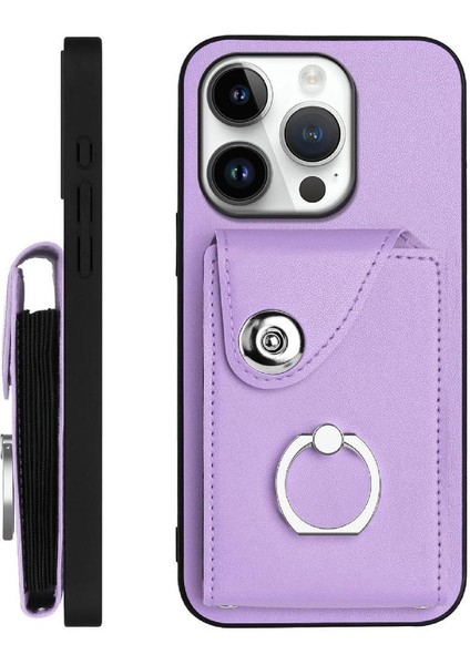 IPhone 16 Pro Benzersiz Kickstand Fonksiyonu Için Uyumlu Durumda Doğru Yüksek (Yurt Dışından)