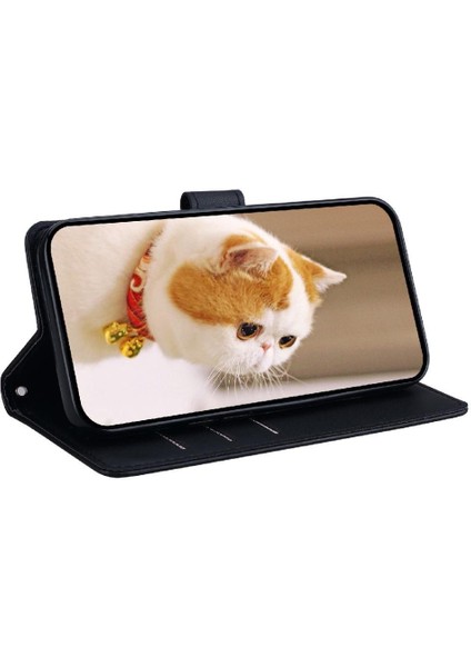 Reno 13 Pro Deri Cüzdan Kart Yuvası Tutucu Kedi Için Flip Case (Yurt Dışından) fırsatları