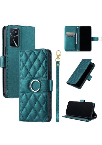 Oppo A56 Bilek Kayışı Pu Deri Manyetik Koruyucu Kart Için Flip Case (Yurt Dışından) indirimleri