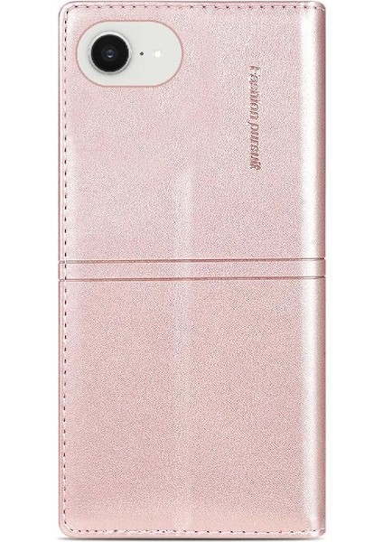 IPhone 16E Kılıf Koruyucu Kapak Pu Deri Manyetik ile Uyumlu (Yurt Dışından)