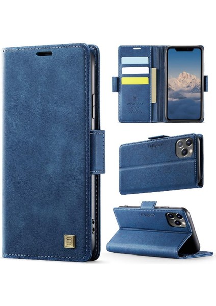 IPhone 11 Pro Max Flip Case Kart Tutucu Cüzdan Kılıf Tarzı ile Uyumlu (Yurt Dışından)