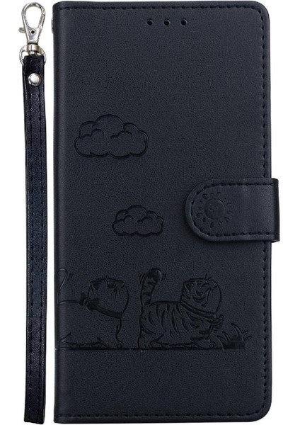 Oneplus 13 Kart Yuvası Tutucu Için Flip Case Kickstand Deri Cüzdan Kedi (Yurt Dışından)