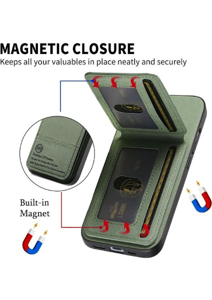 15 Darbeye Dayanıklı Deri Çanta Cüzdan Rfıd Engelleme Için Flip Case (Yurt Dışından) fiyatları