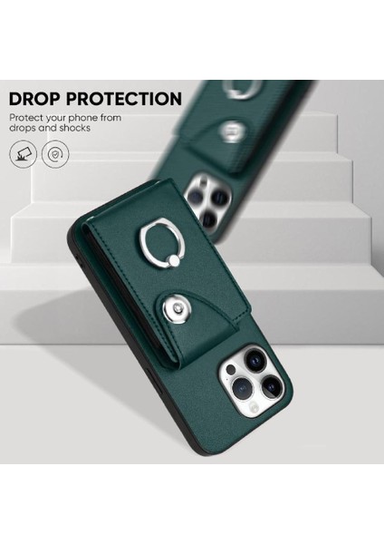 IPhone 16 Pro Max Kickstand Fonksiyonu Yüksek Kalite Için Uyumlu Kılıf (Yurt Dışından)
