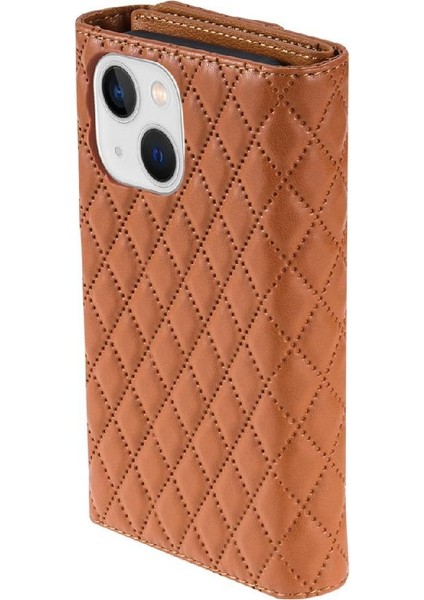 IPhone 16E Pu Deri Crossbody ve Bilek Kayışı 7 Kart Için Flip Case (Yurt Dışından)