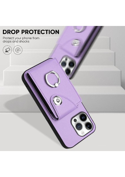 IPhone 16 Pro Max Kickstand Fonksiyonu Yüksek Kalite Için Uyumlu Kılıf (Yurt Dışından)