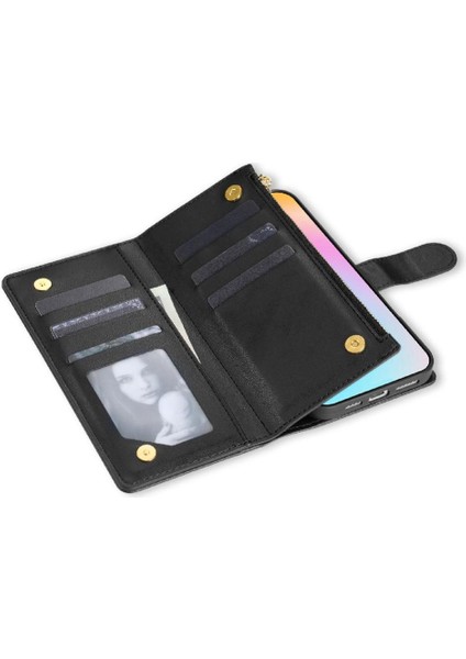 IPhone 16E Bilek Kayışı Koruyucu Kapak Kickstand Için Moda Cüzdan Kılıf (Yurt Dışından)