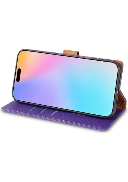 IPhone 16E Yan Cep Kart Yuvaları Manyetik Kapatma Çift Için Flip Case (Yurt Dışından)