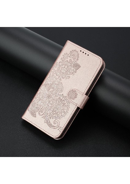 IPhone 16E Flip Folio Kitap Pu Deri Manyetik Kapatma ile Flip Case (Yurt Dışından)