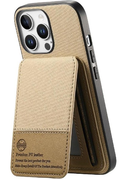 IPhone 16 Pro Vaka Cüzdan Darbeye Dayanıklı Rfıd Engelleme Durumda ile Uyumlu (Yurt Dışından)