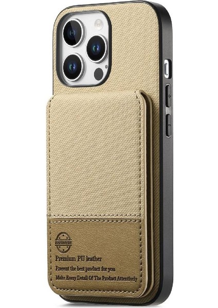 IPhone 15 Pro Max Kılıf Rfıd Engelleme Deri Çanta Cüzdan ile Uyumlu (Yurt Dışından)