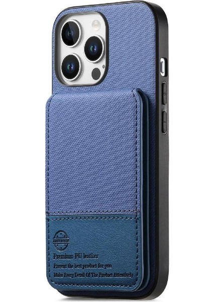 IPhone 15 Pro Max Kılıf Rfıd Engelleme Deri Çanta Cüzdan ile Uyumlu (Yurt Dışından)