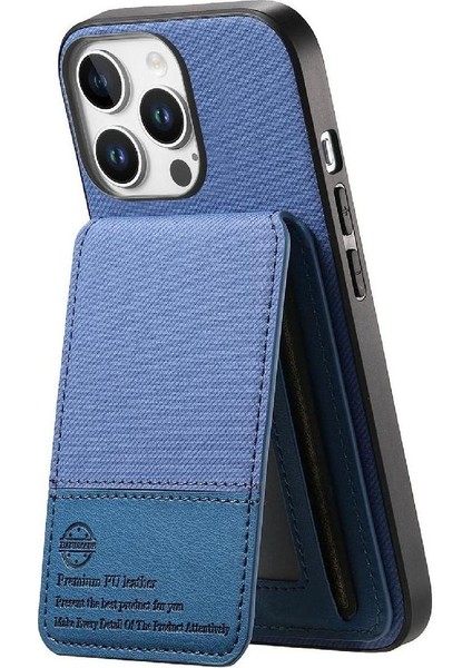 IPhone 15 Pro Max Kılıf Rfıd Engelleme Deri Çanta Cüzdan ile Uyumlu (Yurt Dışından)