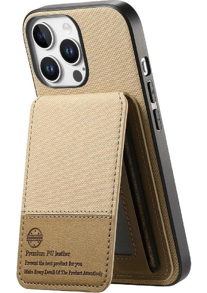 IPhone 14 Pro Kılıf Cüzdan Deri Kılıf Darbeye Dayanıklı Rfıd ile Uyumlu (Yurt Dışından)