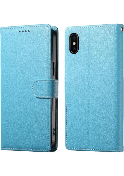 IPhone X/xs Kılıf Darbeye Dayanıklı Manyetik Kapatma Kart Yuvaları ile Uyumlu (Yurt Dışından)