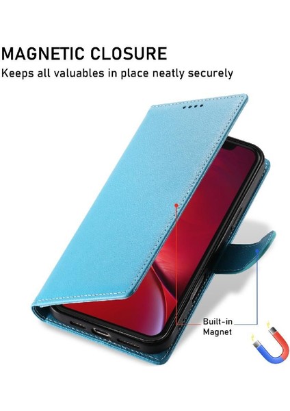 IPhone X/xs Kılıf Darbeye Dayanıklı Manyetik Kapatma Kart Yuvaları ile Uyumlu (Yurt Dışından)