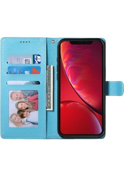 IPhone X/xs Kılıf Darbeye Dayanıklı Manyetik Kapatma Kart Yuvaları ile Uyumlu (Yurt Dışından)
