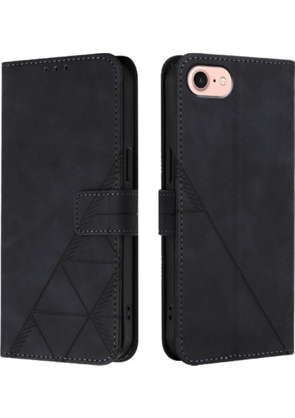 IPhone 16E Kredi Kartı Tutucu Pu Deri Cüzdan Kapak Flip Folio Için Kılıf (Yurt Dışından)