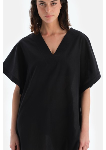 Siyah Kısa Kol Elbise indirimleri