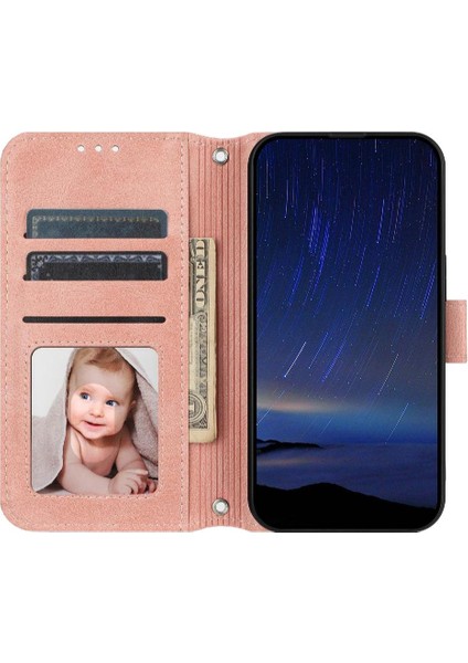 IPhone 16E Anti Scratch Manyetik Kapatma Kart Tutucu Pu Için Flip Case (Yurt Dışından)