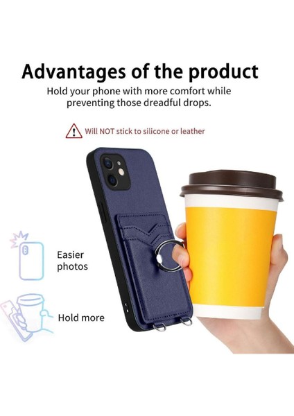 % IPhone 12 Doğru Insizyon Kickstand Fonksiyonu Için Uyumlu Kılıf Yüksek (Yurt Dışından)